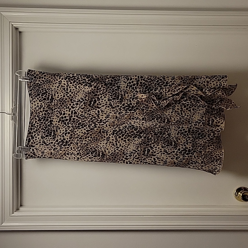 Vintage leopard skirt